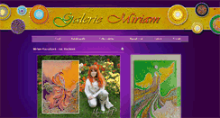 Desktop Screenshot of galerie-miriam.cz